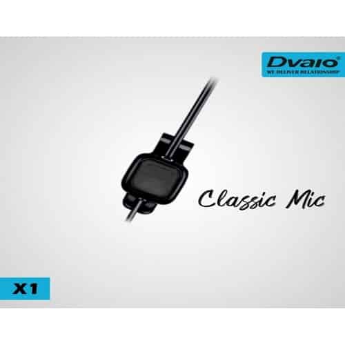 Dvaio X1Champ Earphone With Mic Pouch Packing (Black & White)